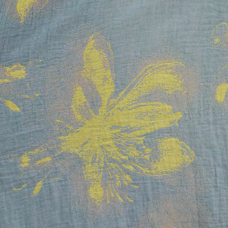 Kimono in doppia garza di cotone con stampa floreale in stile bohémien - image 6