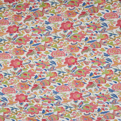 Set di biancheria da letto in cotone a doppia garza con stampa floreale in stile cottage. - image 6