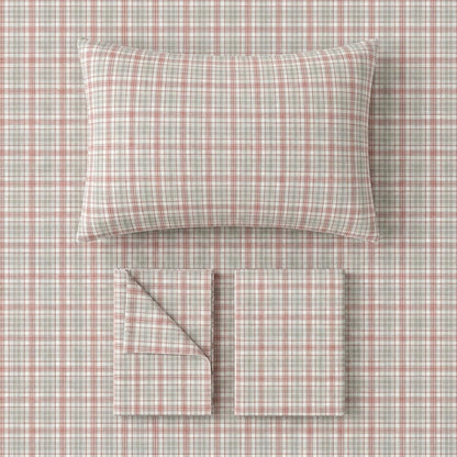 Set di biancheria da letto matrimoniale extra- XL a Singolo rosa per dormitorio - image 5