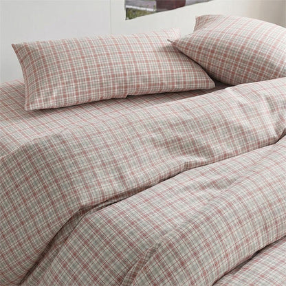 Set di biancheria da letto matrimoniale extra- XL a Singolo rosa per dormitorio - image 3