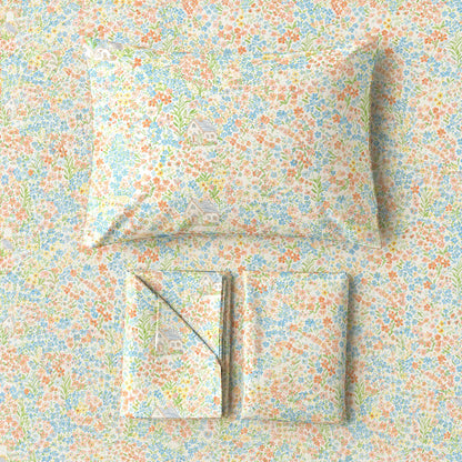 Set di biancheria da letto Singolo - XL con stampa floreale a piccoli motivi - image 4
