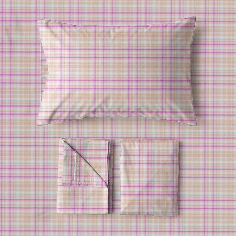 Set di biancheria da letto matrimoniale extra-large a Singolo viola XL per dormitorio - image 5