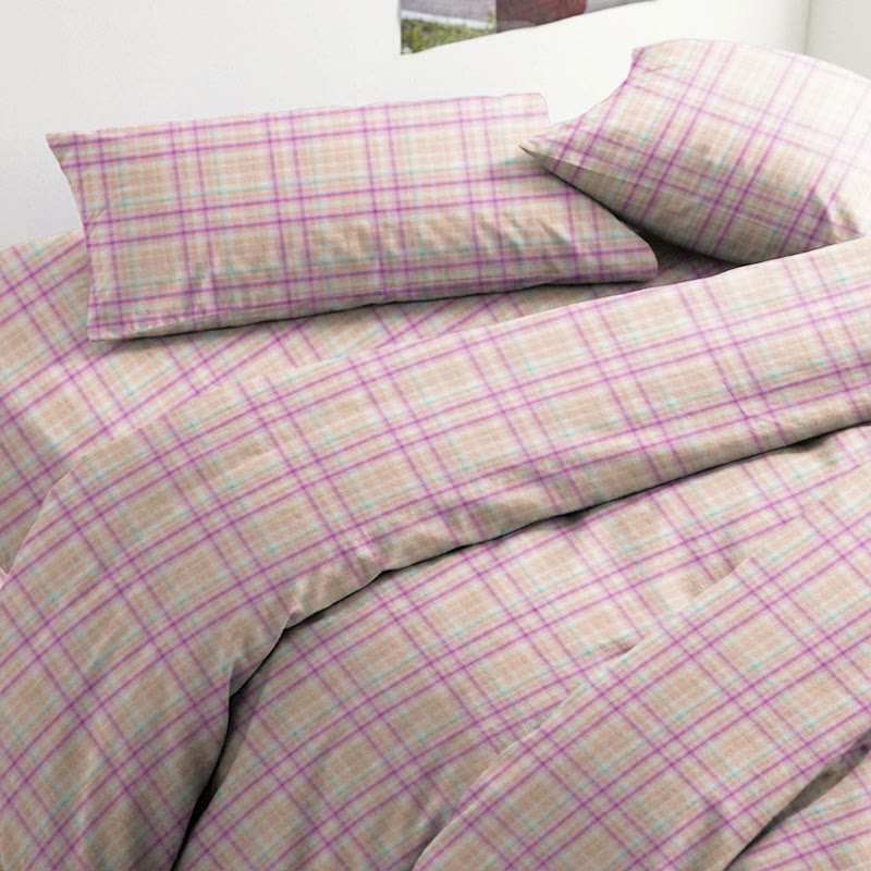 Set di biancheria da letto matrimoniale extra-large a Singolo viola XL per dormitorio - image 3