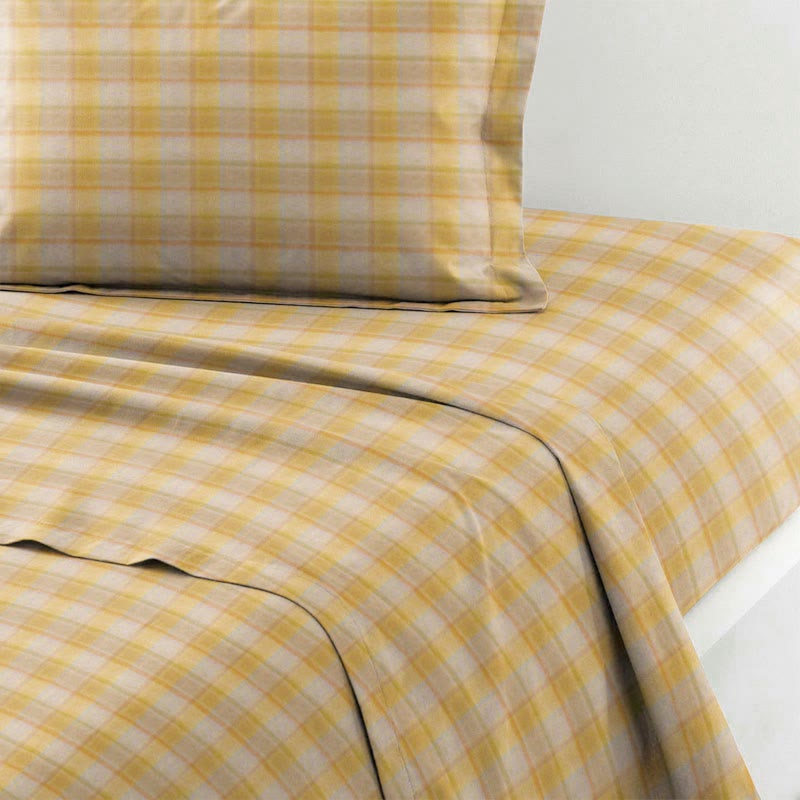 Set di biancheria da letto Singolo XL a quadretti pastello - image 10
