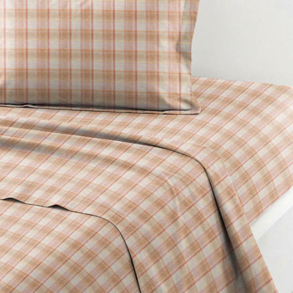 Set di biancheria da letto Singolo XL a quadretti pastello - image 16