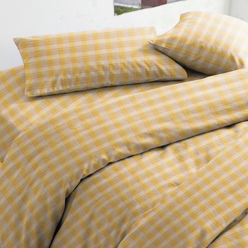 Set di biancheria da letto Singolo XL a quadretti pastello - image 9