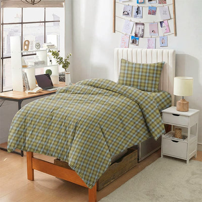 Set di biancheria da letto Singolo - XL a quadri stile cottage per dormitorio - image 9