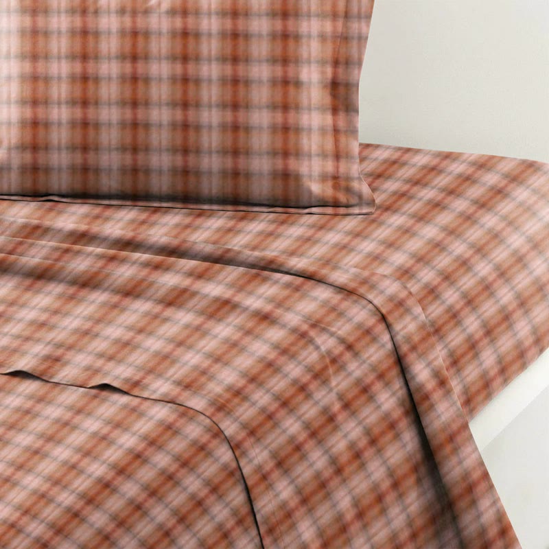 Set di biancheria da letto Singolo - XL a quadri stile cottage per dormitorio - image 4