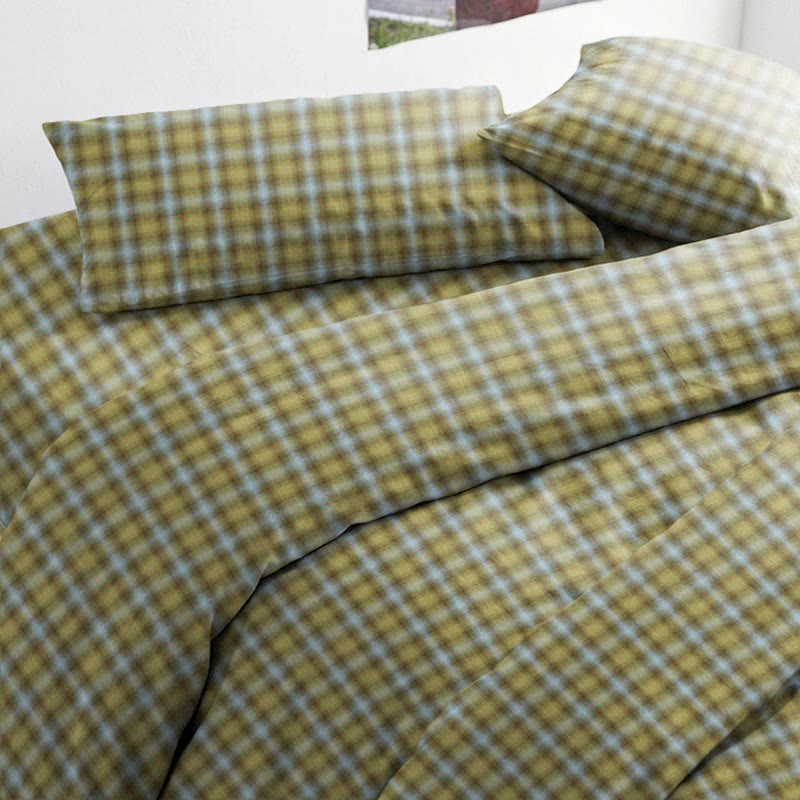 Set di biancheria da letto Singolo - XL a quadri stile cottage per dormitorio - image 10