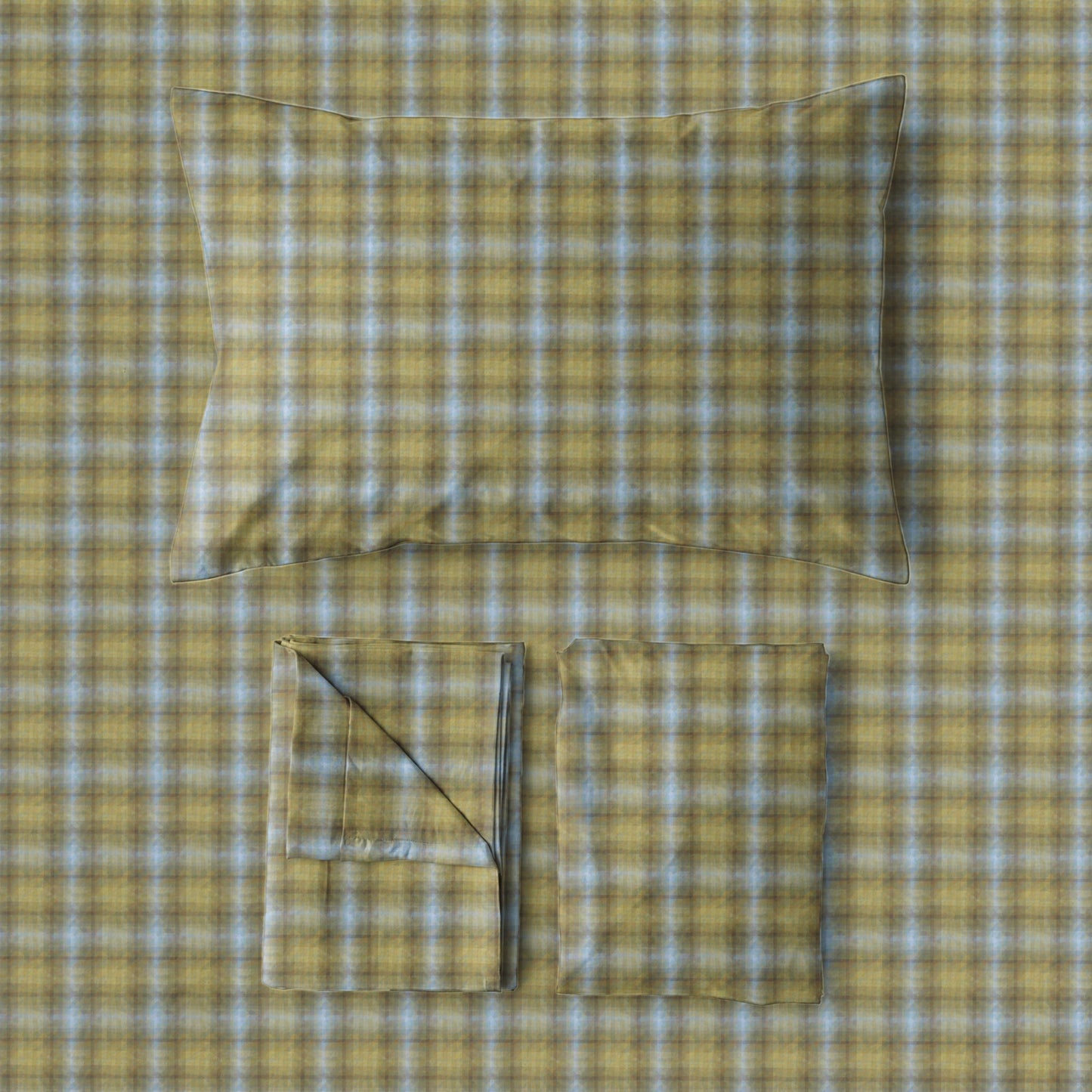 Set di biancheria da letto Singolo - XL a quadri stile cottage per dormitorio - image 12