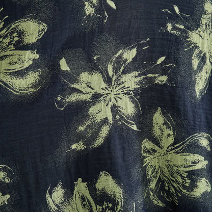 Abito da casa in cotone con stampa floreale Botanical Nocturne - image 1