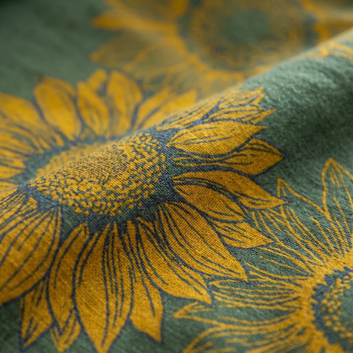Set di biancheria da letto vintage in garza di cotone con motivo girasoli - image 26
