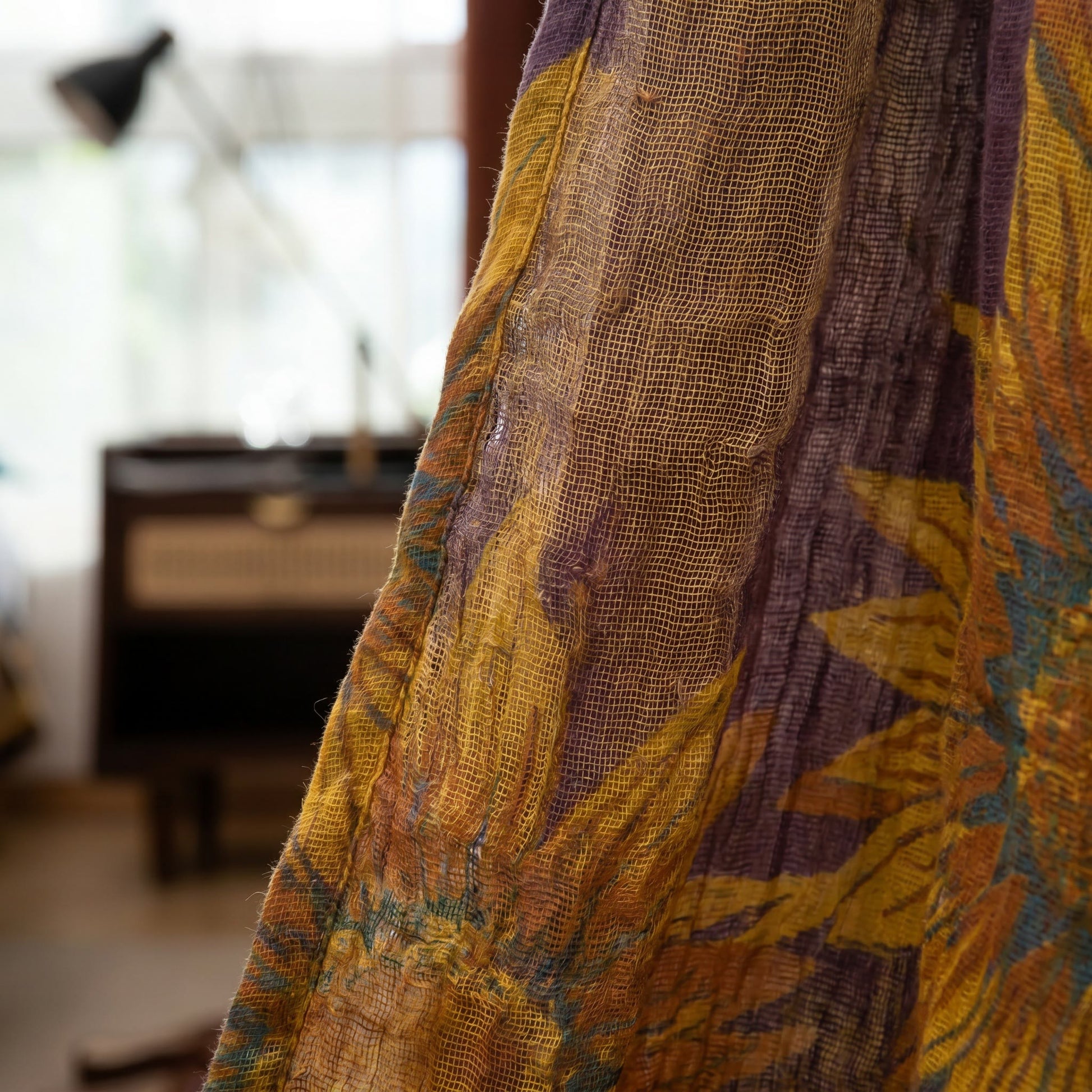 Set di biancheria da letto vintage in garza di cotone con motivo girasoli - image 17