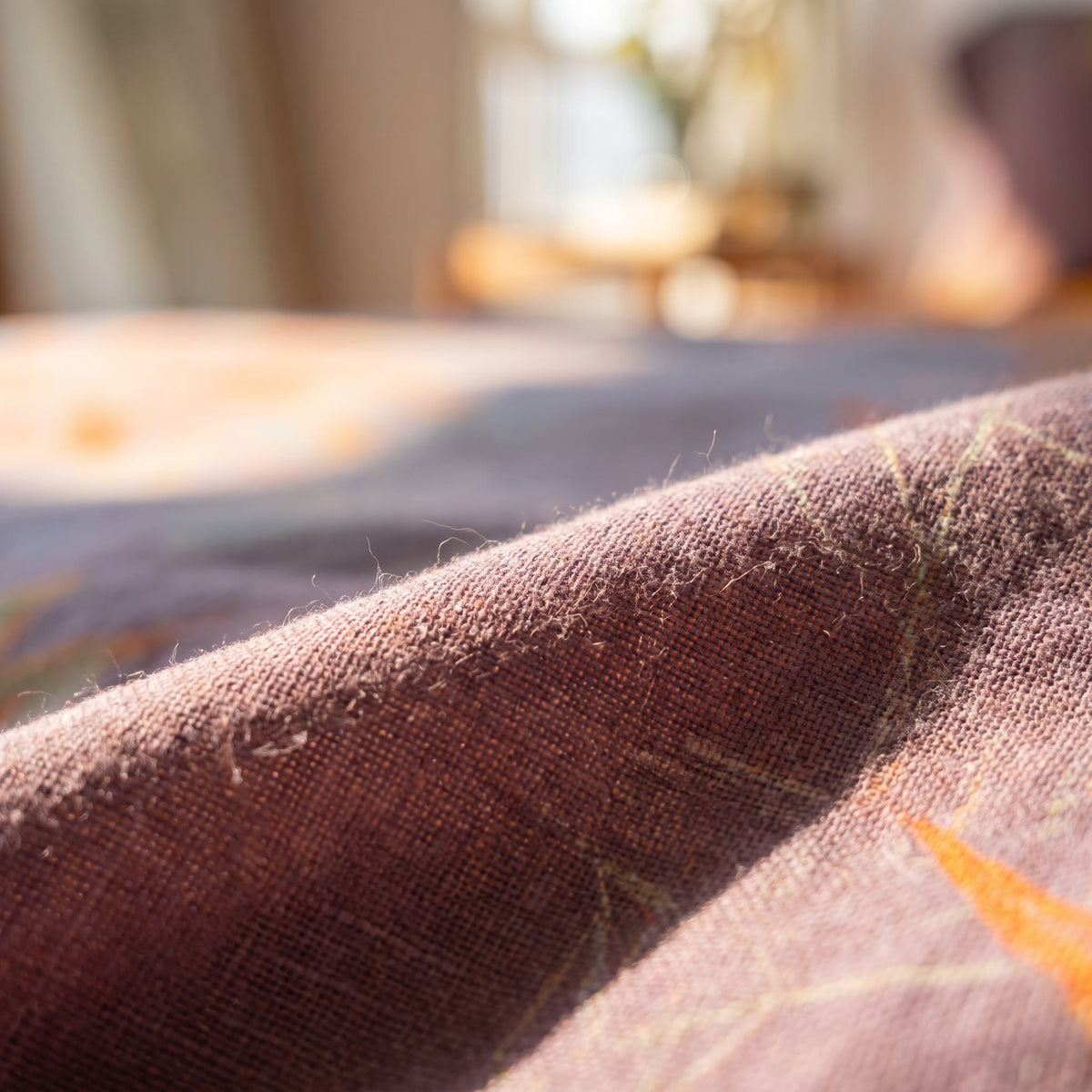 Set di biancheria da letto vintage in garza di cotone con motivo floreale. - image 10