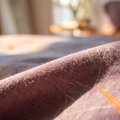 Set di biancheria da letto vintage in garza di cotone con motivo floreale. - image 10