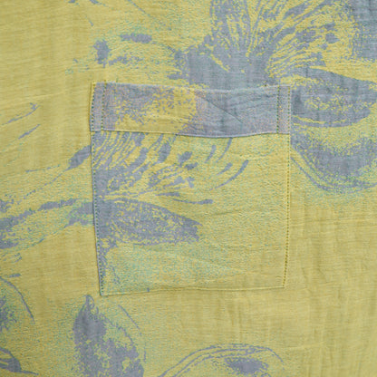 Kimono accappatoio in garza di cotone azzurro - image 5