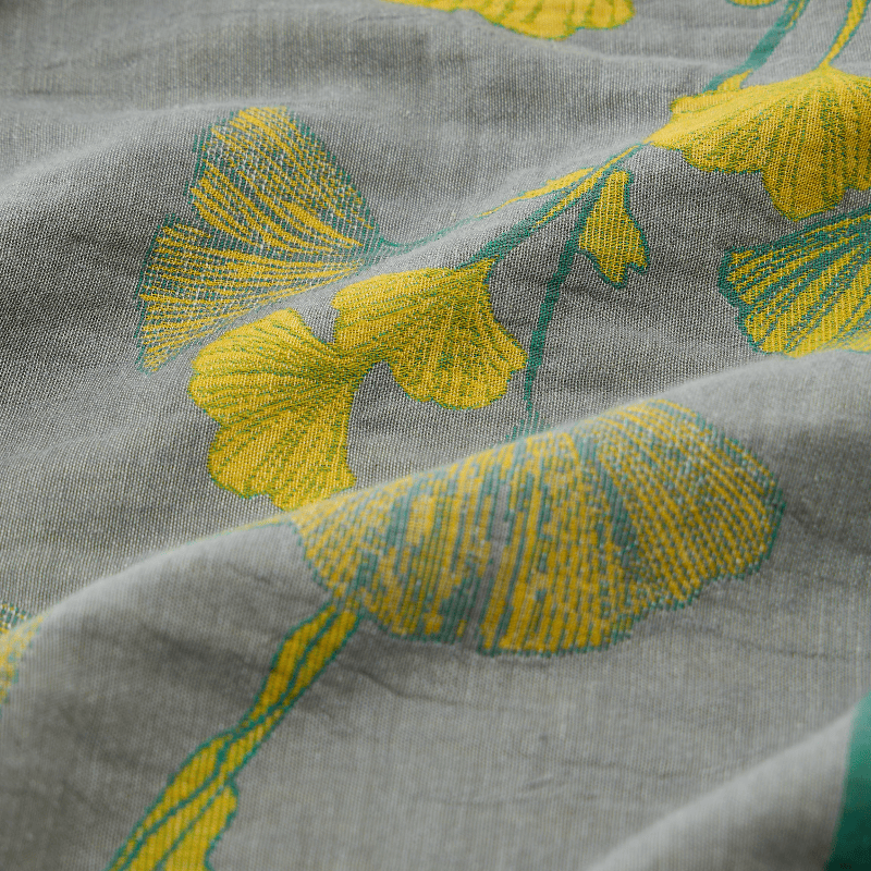 Trapunta reversibile in cotone con motivo floreale da giardino in stile retrò - image 17