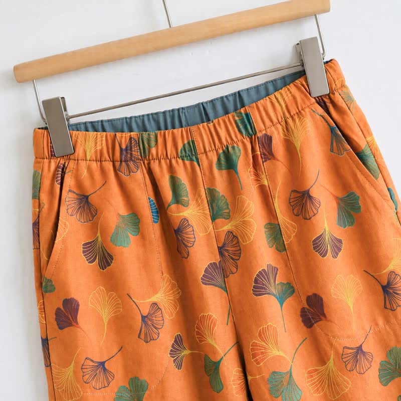 Set pigiama Ginkgo composto da top e pantaloni. - image 9