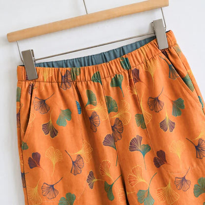 Set pigiama Ginkgo composto da top e pantaloni. - image 9