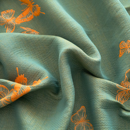 Elegante trapunta in cotone con stampa a farfalle - image 6