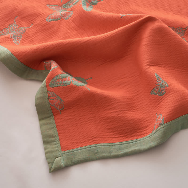 Elegante trapunta in cotone con stampa a farfalle - image 18