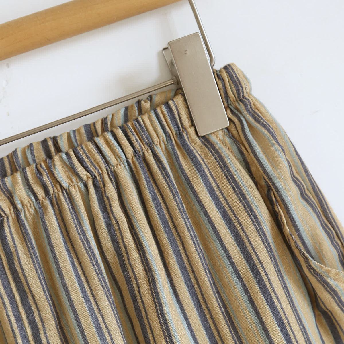 Completo da casa in cotone a righe stile vintage - image 8