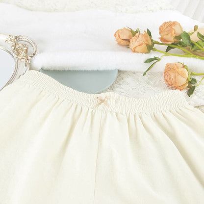 Elegante completo da casa in cotone con orlo a balze. - image 8