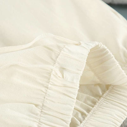 Set pigiama minimalista in cotone a maniche lunghe con tasche. - image 11