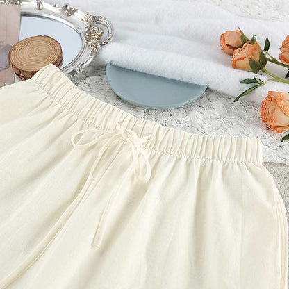 Set pigiama minimalista in cotone a maniche lunghe con tasche. - image 9