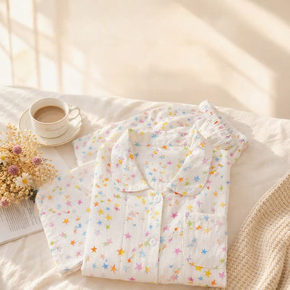 Set pigiama Sweet Star in cotone a maniche lunghe - image 4