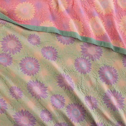 Coperta in garza di cotone con motivo girasoli in stile retrò - image 34