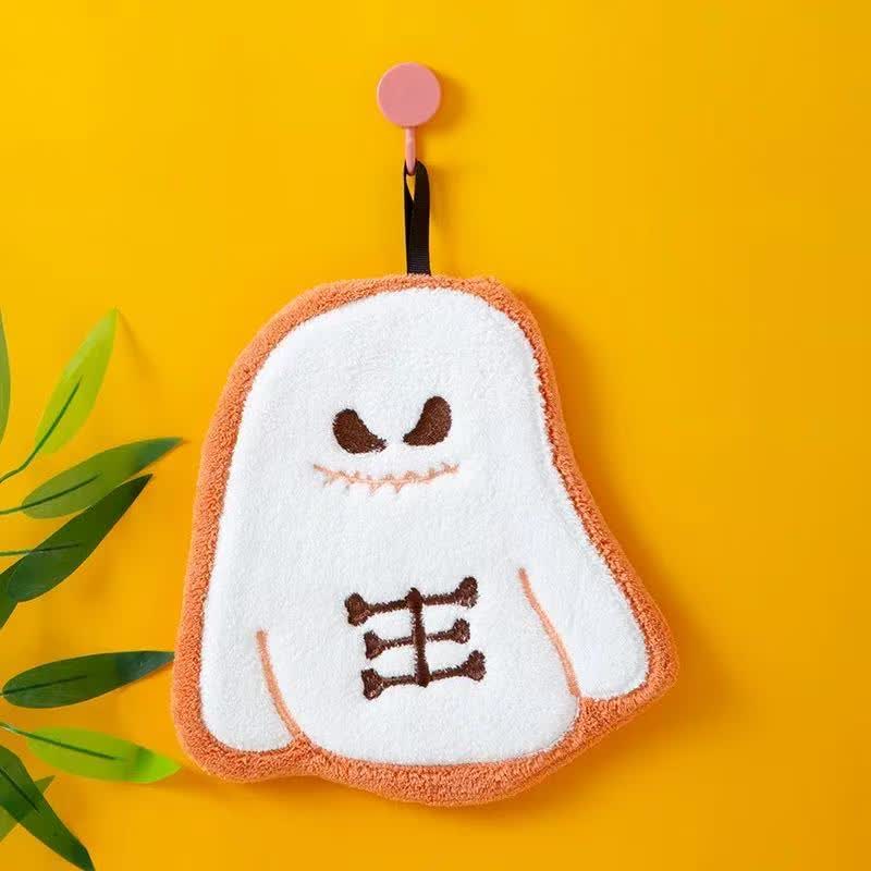 Asciugamano da appendere in pile con motivo Halloween Element - Fantasma - 4 pezzi - image 5