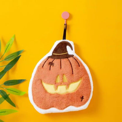 Asciugamano da appendere in pile con motivo Halloween Element - Zucca - 4 pezzi - image 2