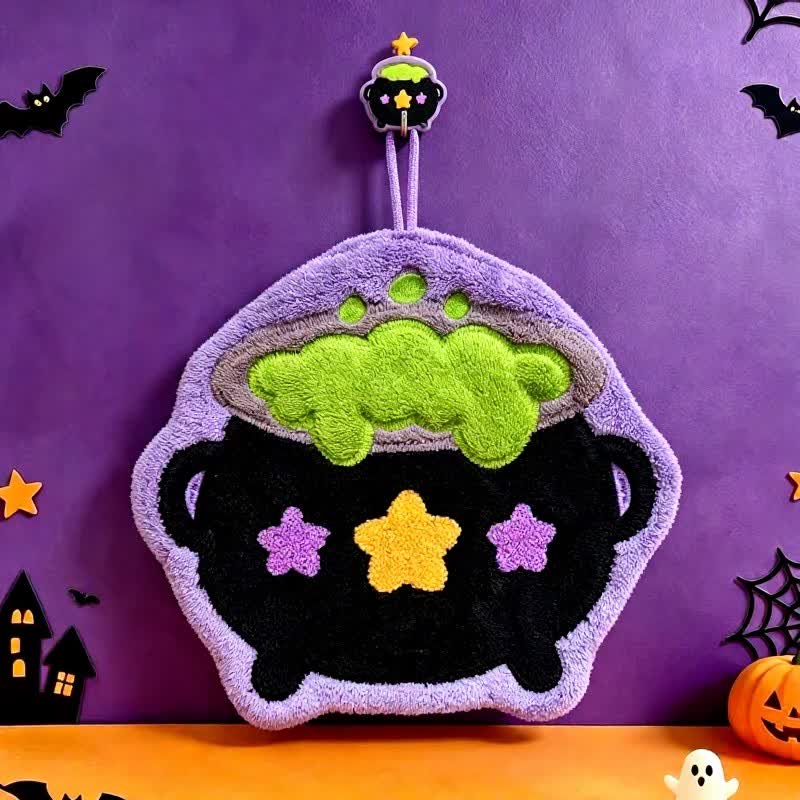 Simpatico asciugamano da appendere a tema Halloween. - Vaso - 5 pezzi - image 2