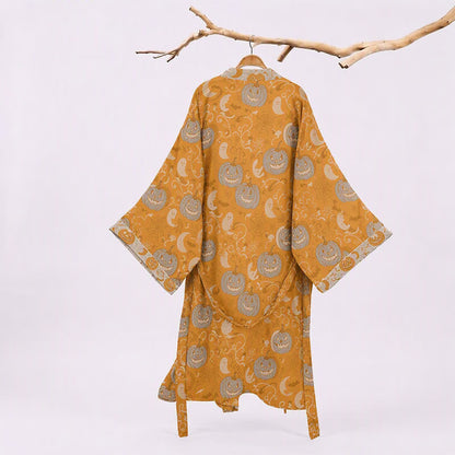 Kimono di Halloween con zucche e fantasmi - image 1