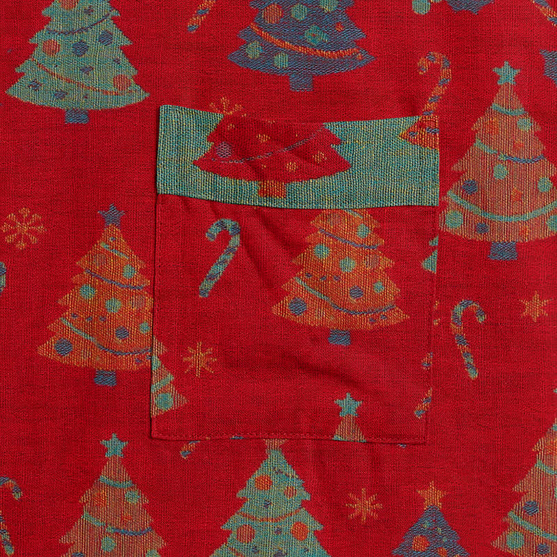 Kimono in garza di cotone a forma di albero di Natale - image 5