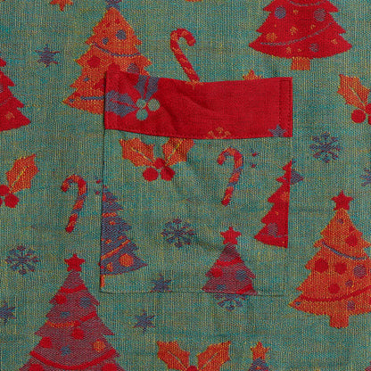 Kimono in garza di cotone a forma di albero di Natale - image 11