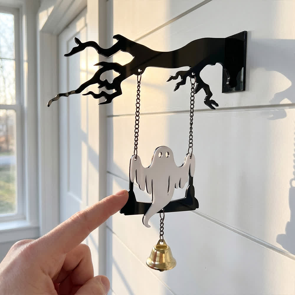 Decorazione di Halloween a forma di ramo d'albero spettrale da appendere - image 2