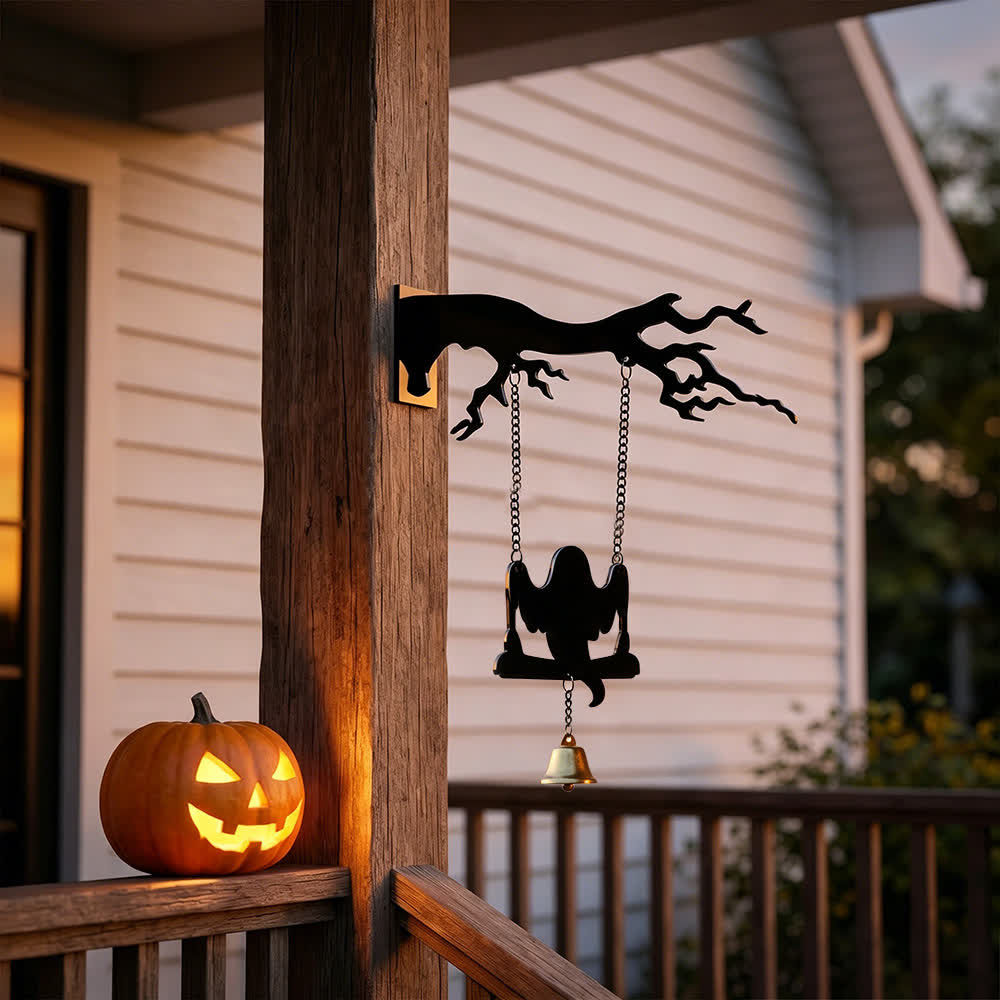 Decorazione di Halloween a forma di ramo d'albero spettrale da appendere - image 4