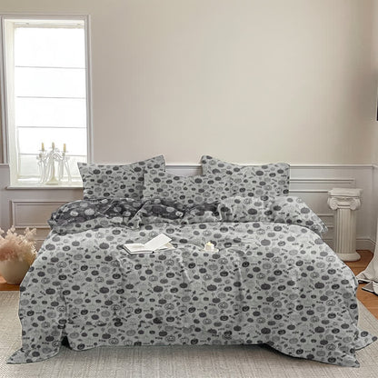 Set di biancheria da letto in cotone monocromatico con zucche per Halloween - image 11