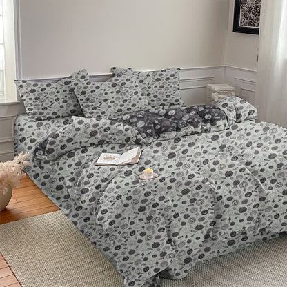 Set di biancheria da letto in cotone monocromatico con zucche per Halloween - image 10