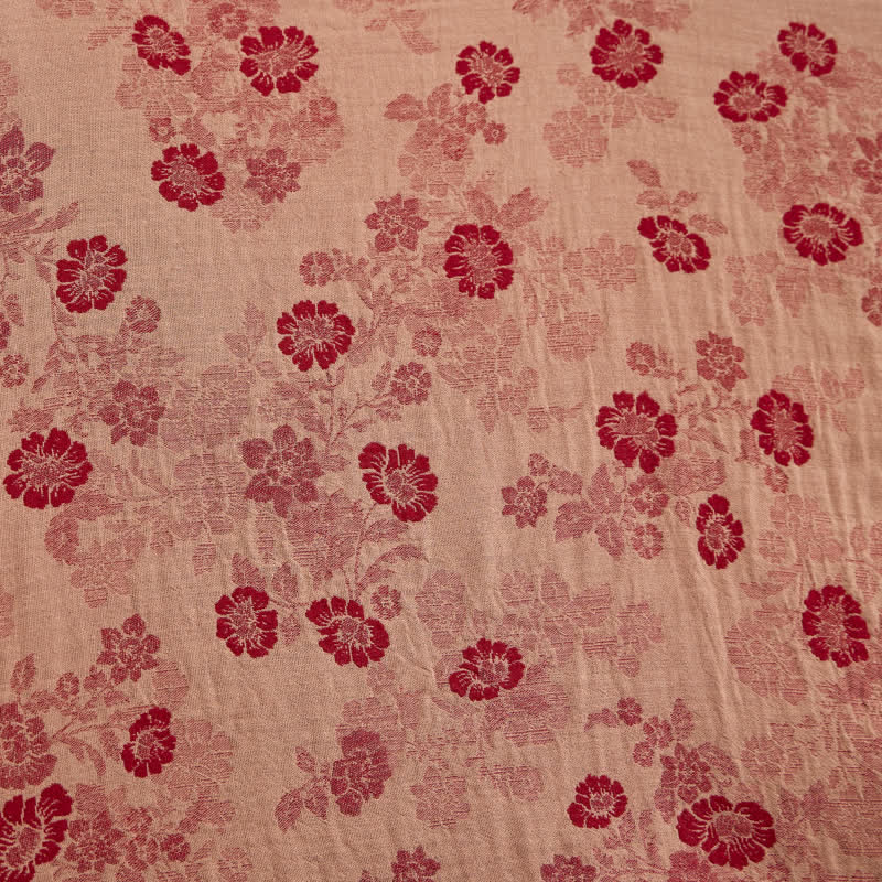 Kimono in garza di cotone con motivo floreale retrò - image 15