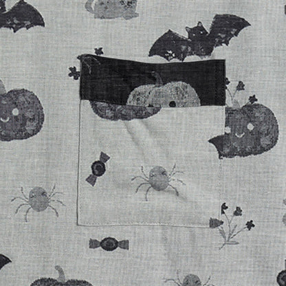 Kimono in cotone con zucca e pipistrello di Halloween - image 9