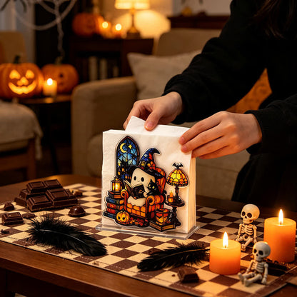 Portatovaglioli in acrilico a forma di fantasma di Halloween. - image 13
