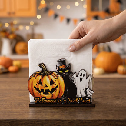 Portatovaglioli in legno a tema Halloween - image 8