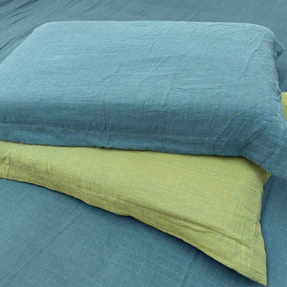 Biancheria da letto minimalista reversibile in garza di cotone - image 2