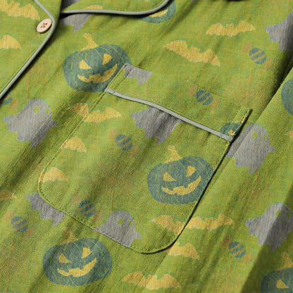 Completo da casa in cotone con simpatici fantasmini e zucche - image 28