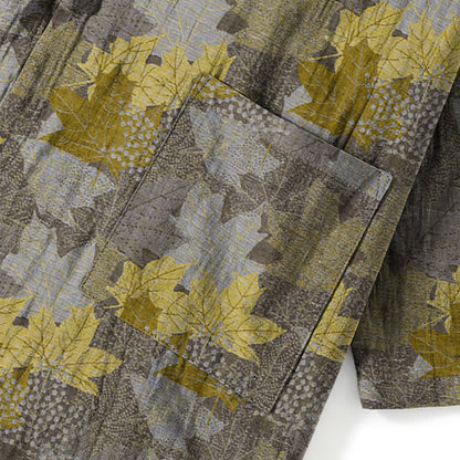 Set pigiama kimono in cotone con motivo foglia d'acero - image 28