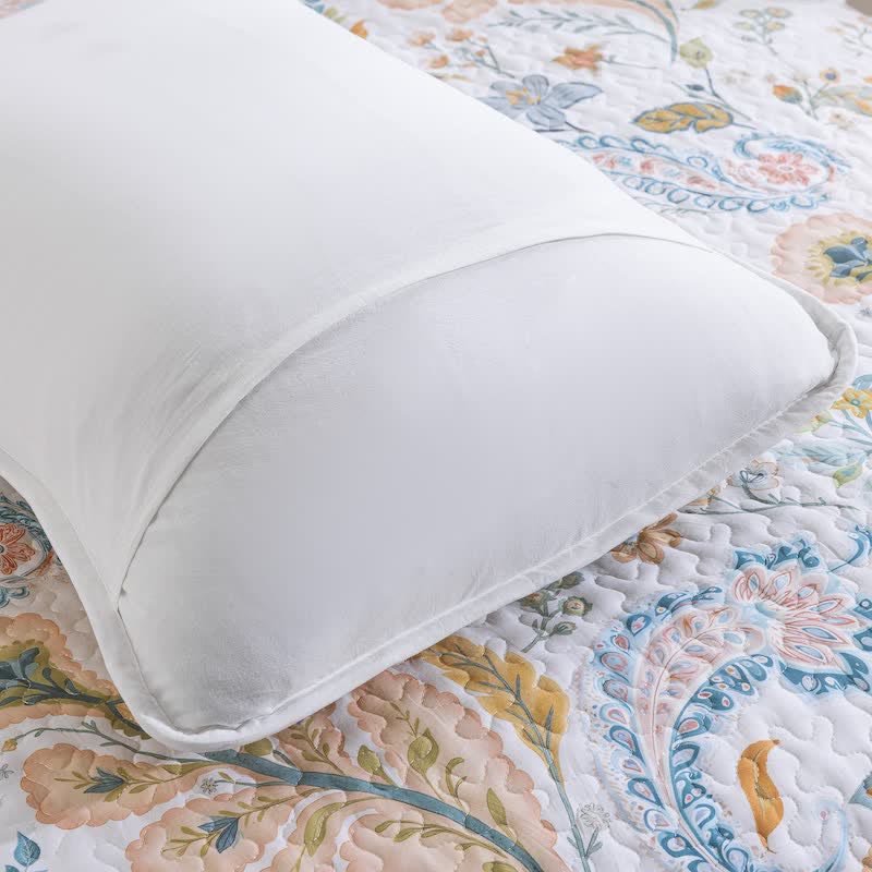 Set di trapunte in cotone con motivo floreale multicolore in stile country - image 7