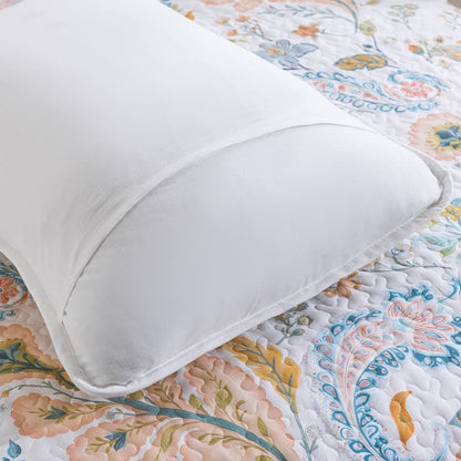 Set di trapunte in cotone con motivo floreale multicolore in stile country - image 7